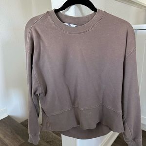 Joy Lab Brown Crewneck